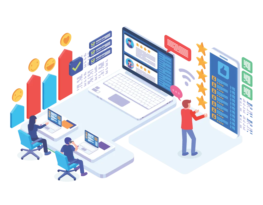 Ticket System Illustration